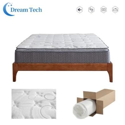 Factory Custom King Bed Euro Top Pocket Spring Foam Spring Mattress