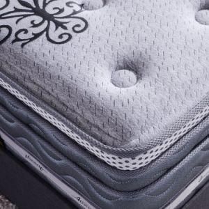 House Furniture Hotel Furniture Eb21-8 Queen Bed Natural Latex Mattress Euro Top Pocket Spring Memory Foam Mattress