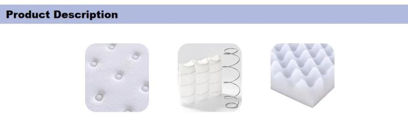 High Quality Bed Queen Size Roll Pocket Memory Foam Spring Mattress