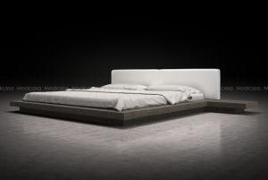 New Modern Bedroom Furniture Leather &amp; Wooden Iga Bed