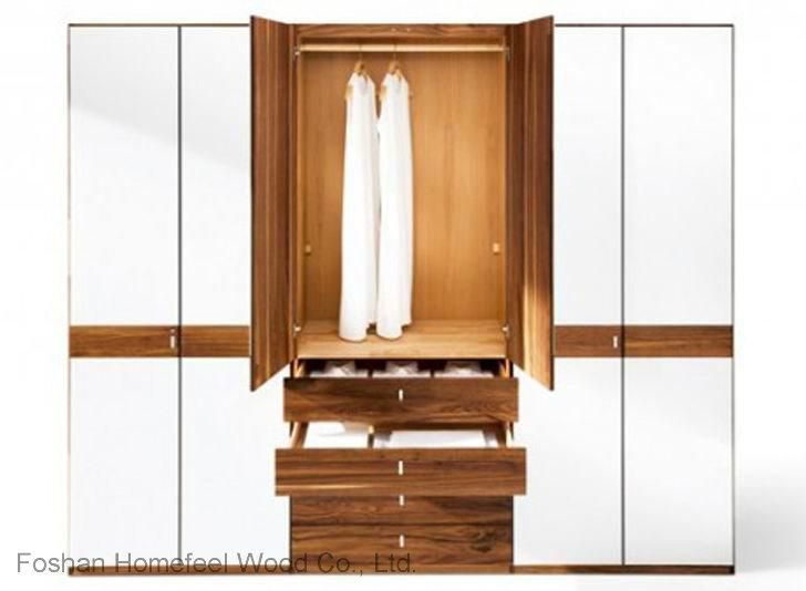 White Gloss Unique Lacquer Wardrobe Cabinet (HF-EY09042)