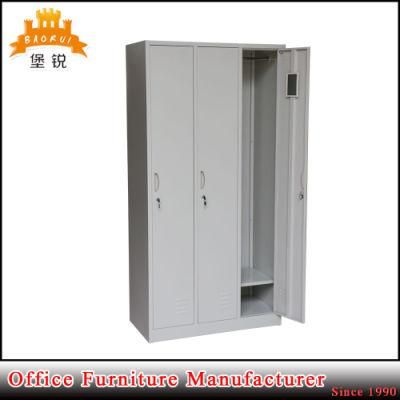 2019 3 Doors Metal Storage Wardrobe Cabinet