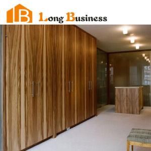 Large Wood Veneer Wardrobes Fitted Manufacuters From China (LB-AL3049)