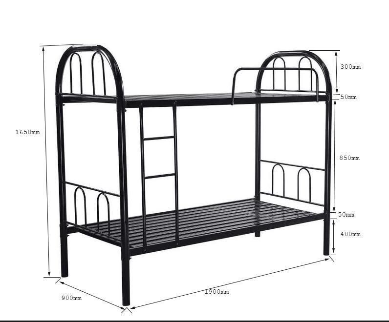 Good Quality Wholesale Metal Wall Bunk Bed with Stairs