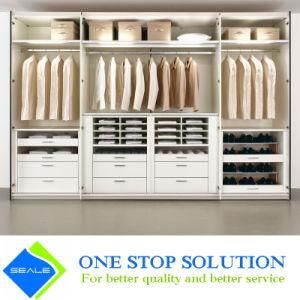 White Color Swing Door Bedroom Furniture Wardrobes Closets (ZY 2013)