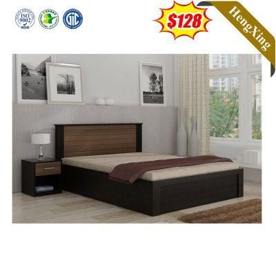 Wholesale Fashion Style Modern Wooden Hotel Home Bedroom Furniture Melamine Double King Bed&#160;