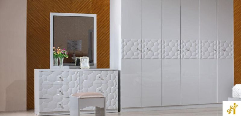 White Painting Bedroom Furniture Simple Design Made in China