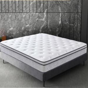 High Quality Premium Royal Sleep Knitted Fabric Comfortable Folding King Bed Size Pillow Top Pocket Spring Mattress