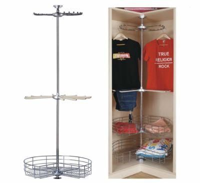 Wardrobe 360 Degrees Whirling Hanger Three Floors Hardware Accessoires