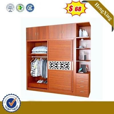 Double Color MDF Wardrobe Design Furniture Bedroom Wardrobe with Sliding Door