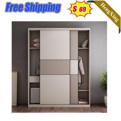 Free Shipping Chinese Bedroom Furniture Customized Wardrobe with High Quality