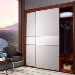 Oppein Melamine 2 Sliding Door White Built-in Wardrobe