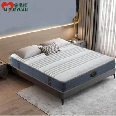 Hotel Bedroom Foam Mattress for King Size Wall Bed Pocket Spring Made of Memory Air Latex Mattress