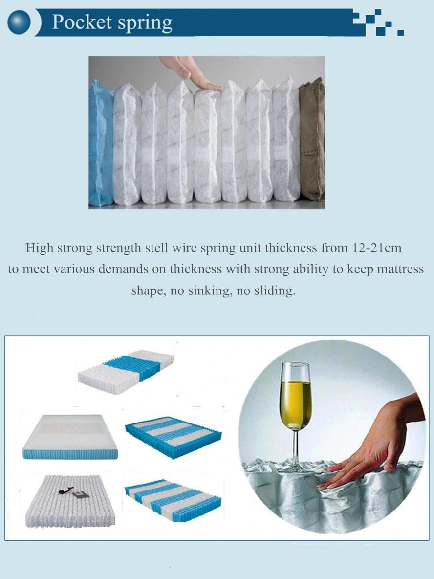 Double Mattress 3000 Pocket Springs Compress Memory Foam Bed Mattress Factory Mattress