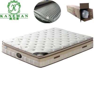 Bamboo Pillow Top Royal Comfort Spring Mattress Roll up Pocket Spring Mattress