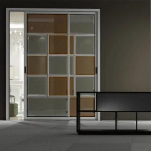 Bedroom Wooden Wardrobe Closet Sliding Door