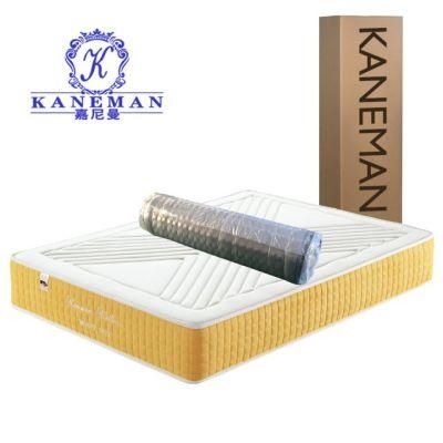 Wholesale New Luxury Dust Mite Pocket Spring Mattress High Density Foam Medium Firm King Size