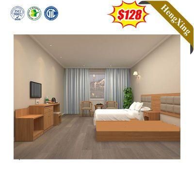Superior Design Wooden Hotel Living Room Bedroom Furniture Big Bed