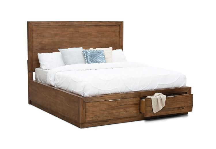 Wooden King Size Bed with Drawer