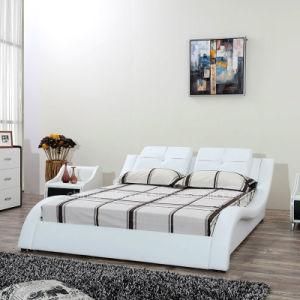 China Manufacturer Fashionable Soft Leather Bed