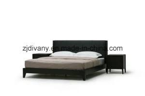 Modern Bedroom Leather Double Bed Furniture (A-B37)