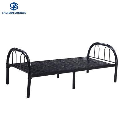 High Quality Dormitory Metal Single Sleeping Bed