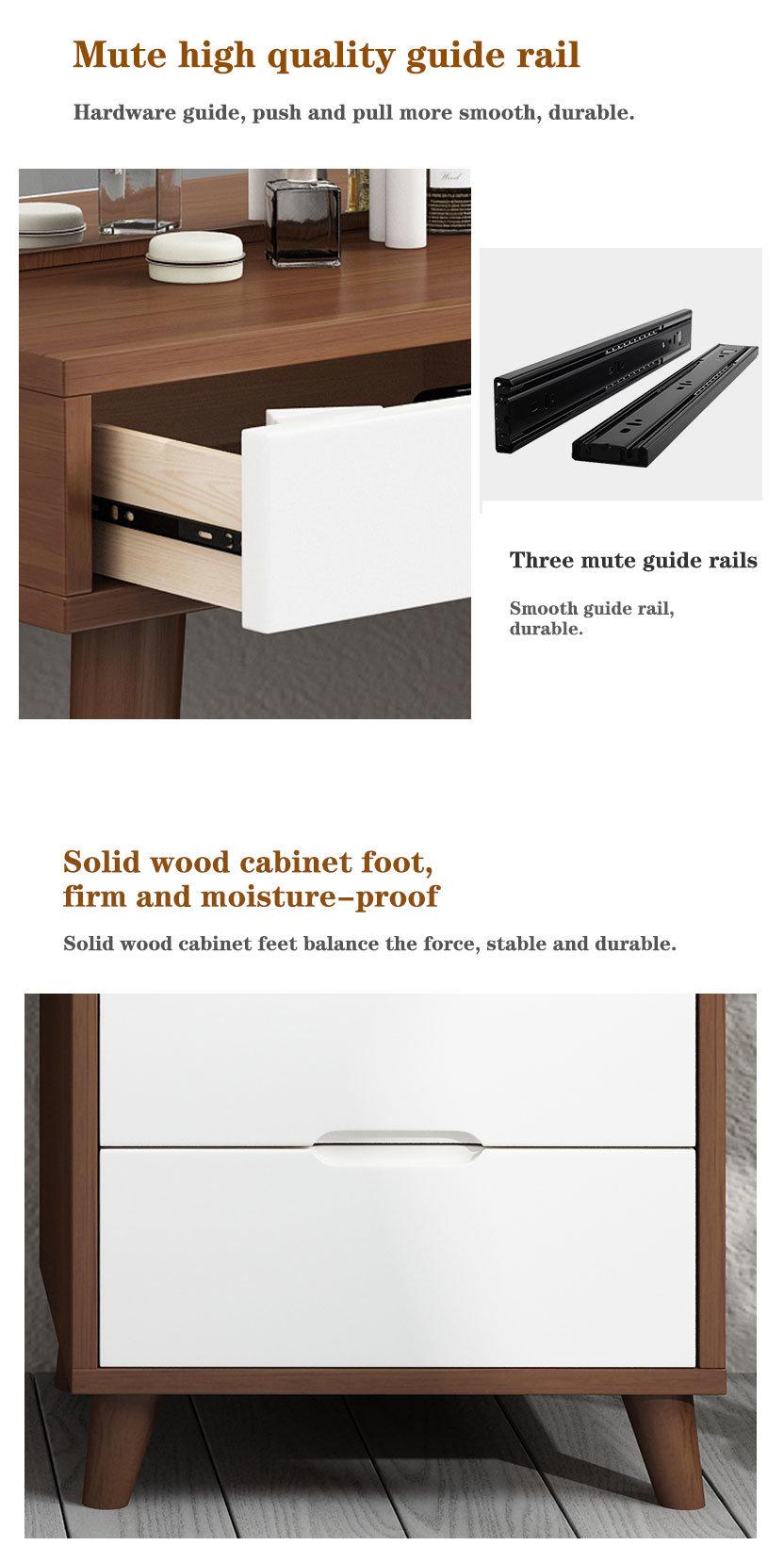 Storage Cabinet Multifunctional Bedroom Computer Desk Makeup Dresser Table UL-Gd4013