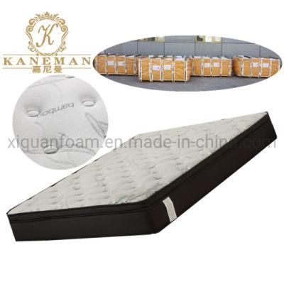 Foam Encased Pocket Spring Mattress Luxury Hotel Mattress Compressed in Pallet