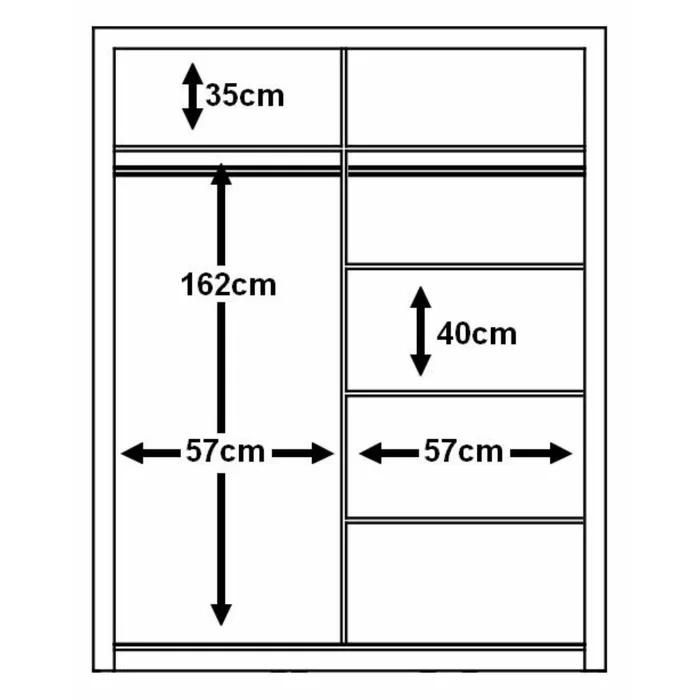 Simple Modern MFC Wooden Grey Bedroom Clothes Storage Wardrobe Design (HF-WB65)