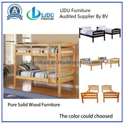 Children Bunk Bed Solid Wood Bed Bunk Bed Bed Frame with Headboard