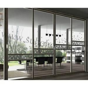 Excellent Design Aluminum Glass Sliding Door for Partition