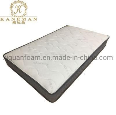 Bamboo Fabric Economic Middle Firm Spring Mattress Flat Packing in Wooden Pallet