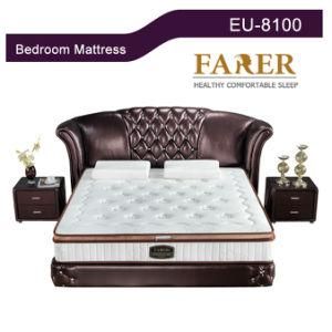 12&quot; Foam Pocket Spring Fire-Proof Mattress with Jacquard Polyester Cover