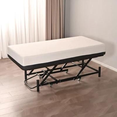 New Product Hi Low Adjustable Hotel Lift Bed Metal Bed Frame Vertical Rise Small Package Bed