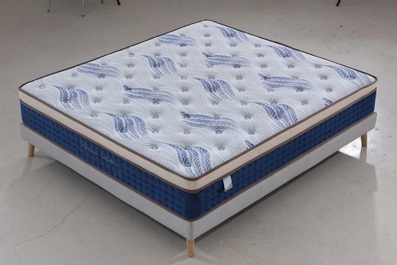 10 Inch Euro Top Vacuum Compress OEM Bonnell Spring Mattress for Hotel