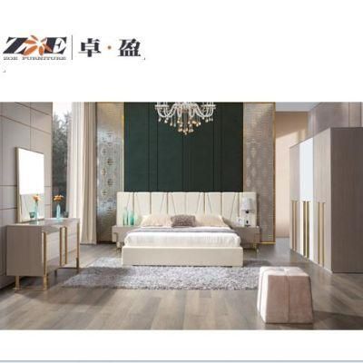 Modern New Design Home Furniture Manufacturer Luxury High Glossy Painting Bedroom