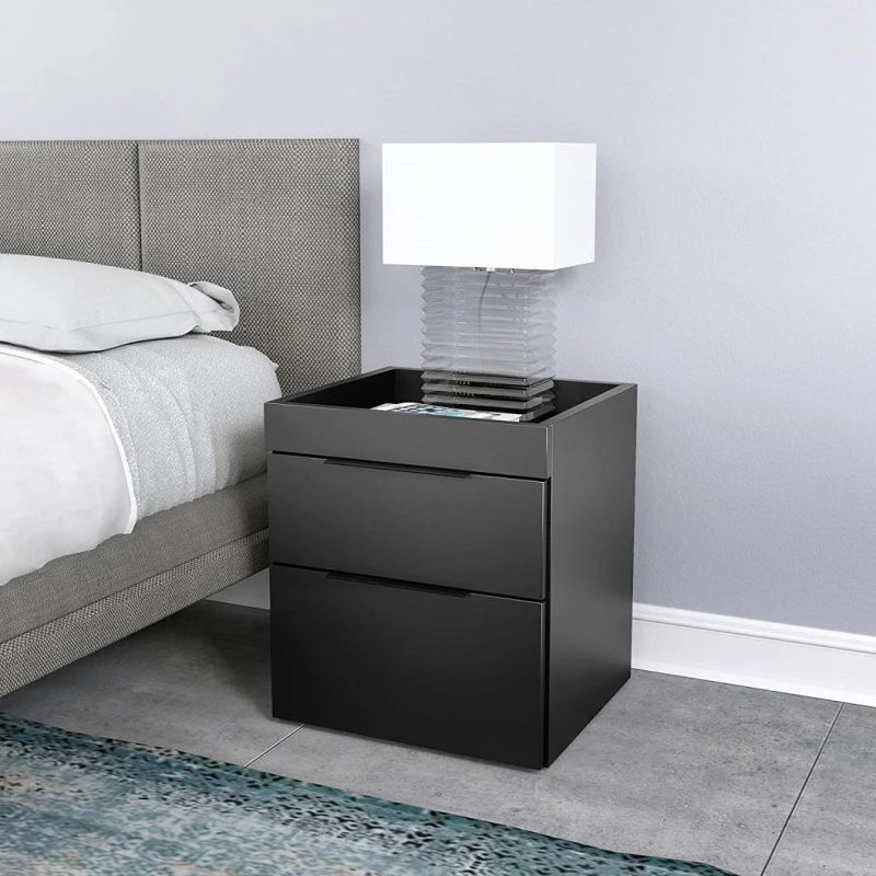 White Color Nighstand Bedside Table Side Table for Living Room