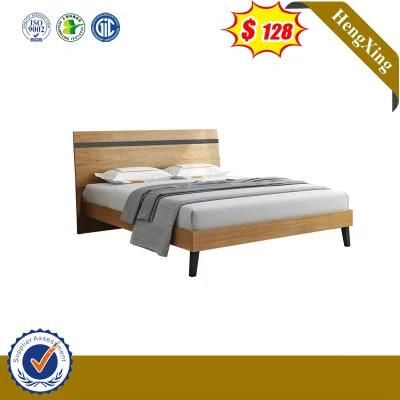 High Quality Simple Design Wooden Home Double King Children Bedroom Bed UL-9gd067