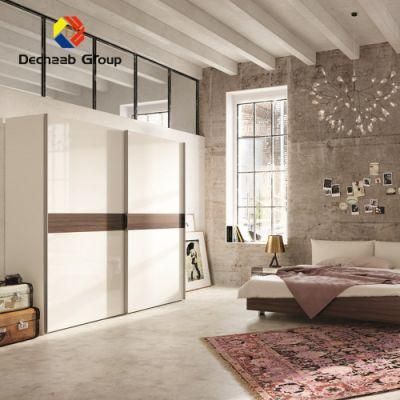 Cheap Classic Furniture Sliding Door Wardrobes Bedroom Wooden Simple