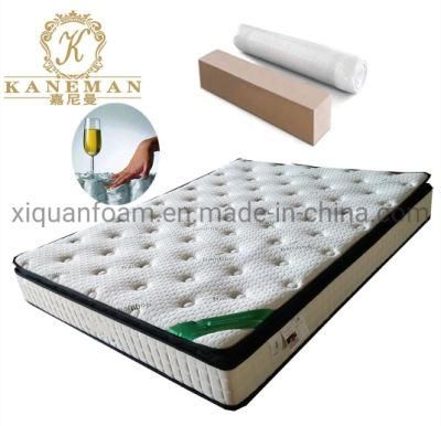 10inch Queen Size Mattress Roll Packed Pocket Spring Mattress Bedroom Mattress
