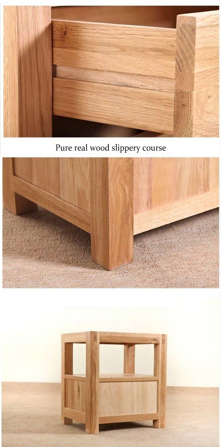 Furniture Modern Furniture Cabinet Home Furniture Bedroom Furniture Scandinavian Modern Nordic Art Deco Solid Wood Bedside Tables Shelf with 1 Drawer