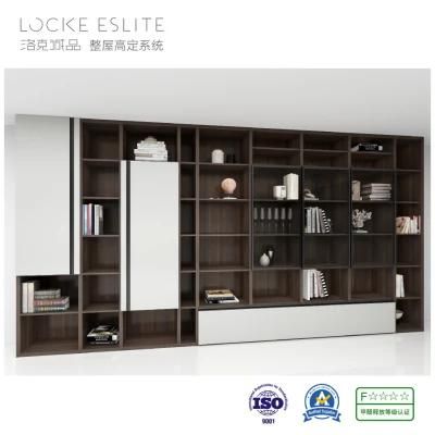Factory Direct Sales Balanced Wooden Multi-Functional Wooden Lattice Bookcase