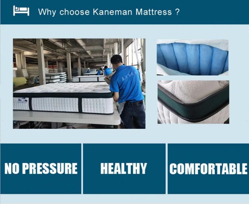 12inch King Size Mattress Zone Pocket Spring Mattress Memory Foam Mattress