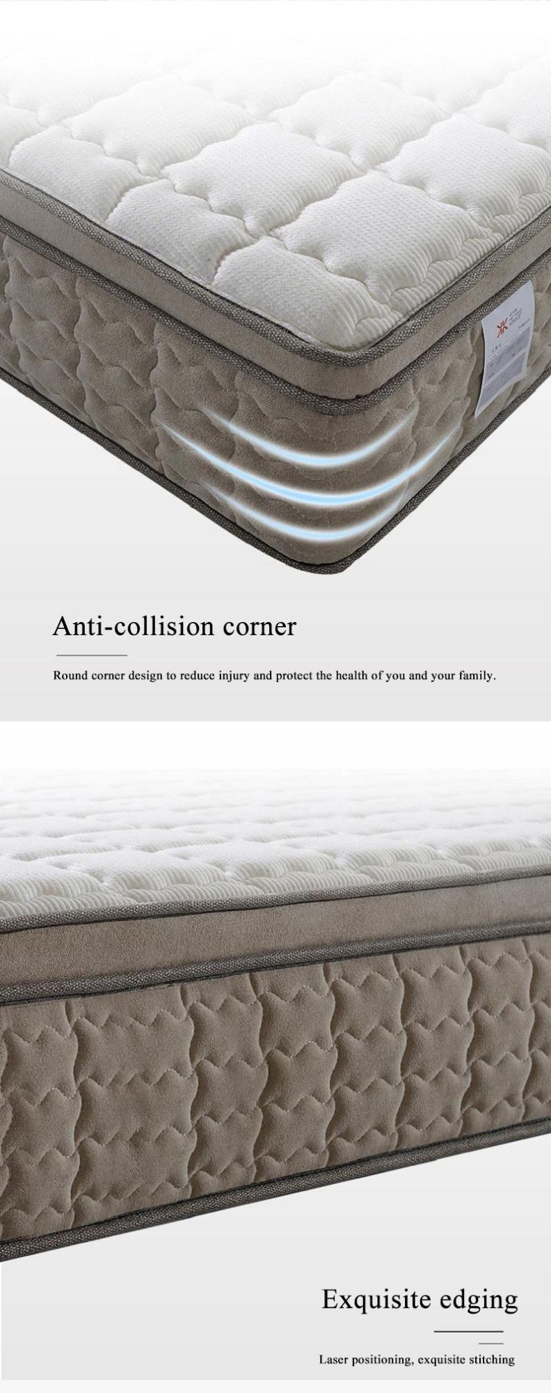 Luxury Bedroom Furniture 5 Star Hotel Comforrtable Mattress