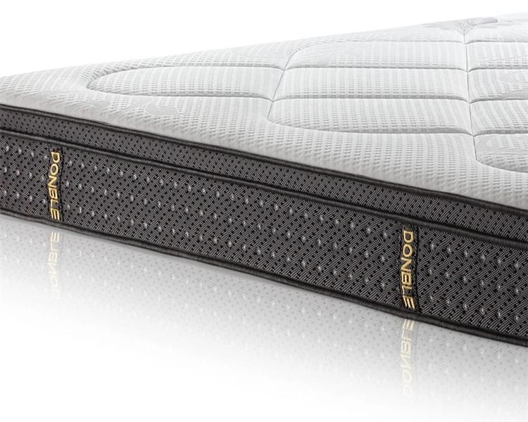Hotel Bed Spring Bedding Furniture Single King Size Euro Pillow Top Pocket Spring Mattress