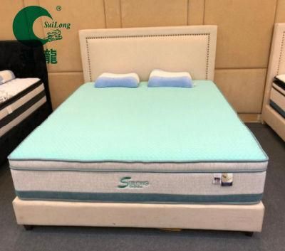 Comfortable Mattress Cool Feeling Ice-Silk Fabric Nature Latex Mattress