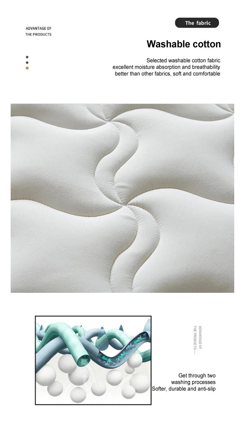Sleepover Bed Mattress Pad Warm Portable Roll Foldable Soft Full