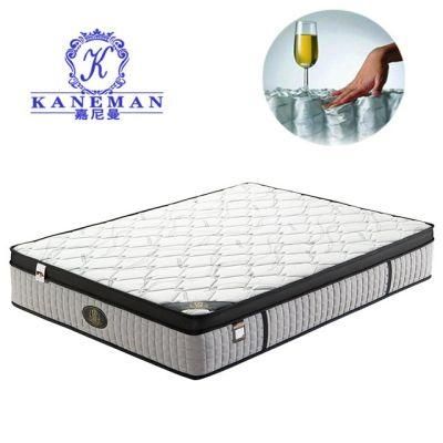 Amazon Hot Sale Bedding Mattress Queen Size Euro Top 34cm Pocket Coil Spring Roll Mattress