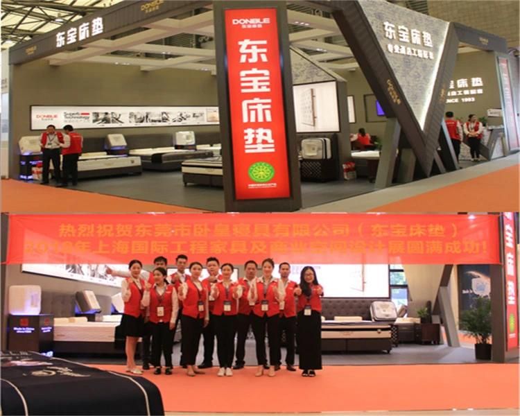 Comfortable Hotel Foam Latex Hybrid Pocket Spring Bed Mattress for Wholesale