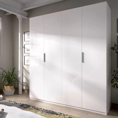 Simple Custom MDF Bedroom Clothes Wardrobe